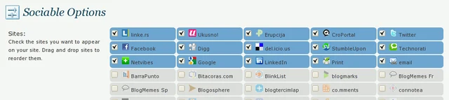 Sociable + exYU Sociable поставке