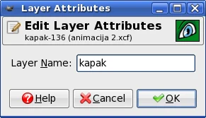 GIMP: Layer Attributes