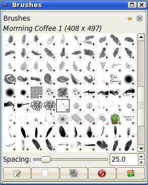 GIMP: Brushes