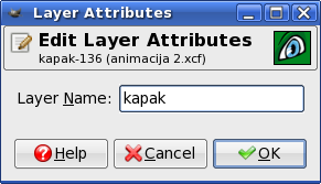GIMP: Layer Attributes