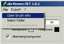 abrViewer: Open Brush Sets