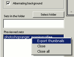 abrViewer: Export thumbnails