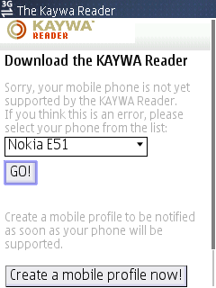 Kaywa Reader, преузимање
