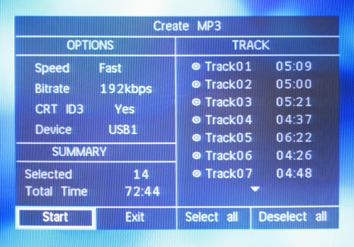 Риповање аудио дискова у MP3 директно на флеш