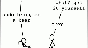 sudo bring me a beer (инспирисано стрипом на XKCD)
