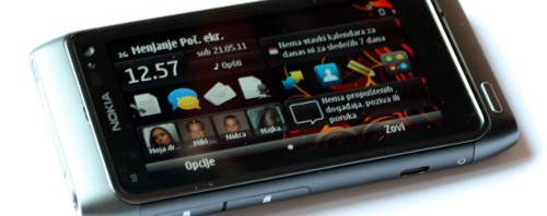 Nokia N8: положена радна површина