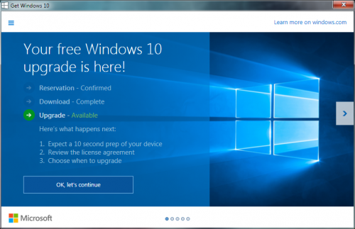 Your free Windows 10 upgrade is here!